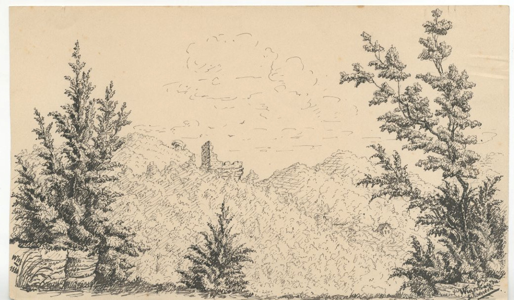 VUE D'ALSACE : WINECK VUE DU SCHOENECK_0