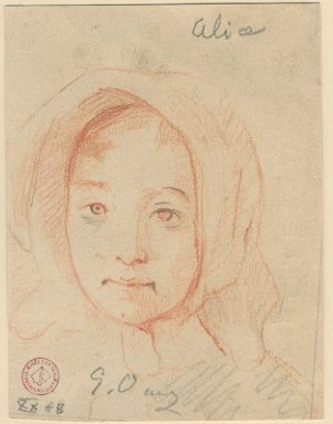 PORTRAIT D'ALICE, Gustave Oudry, 1860 vers,?