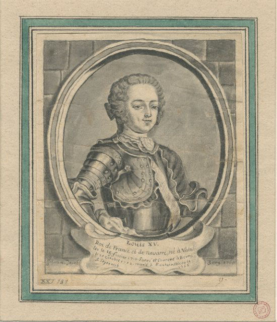 PORTRAIT DE LOUIS XV, Jean-Jacques Sorg, 1760