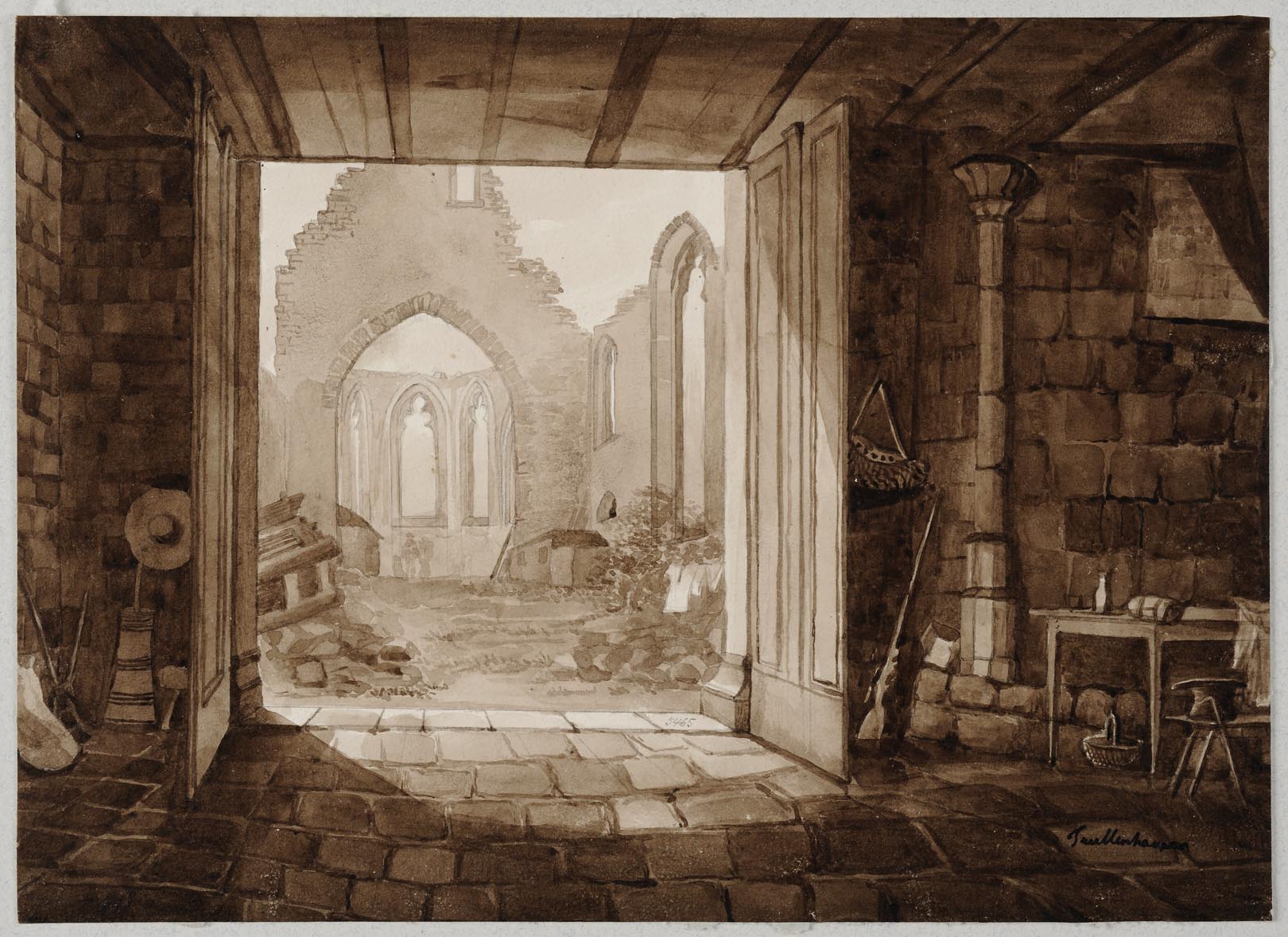 VUE D'ALSACE : RUINES DU COUVENT DE TRUTTEN HOUSE_0