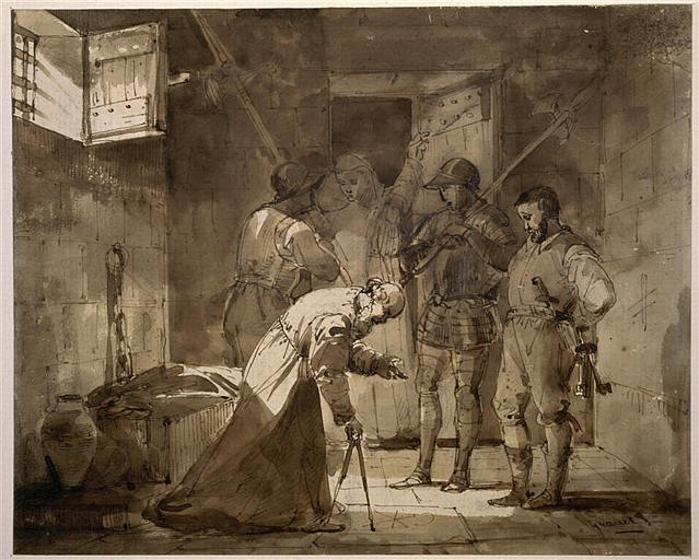SCENE DANS UNE PRISON_0