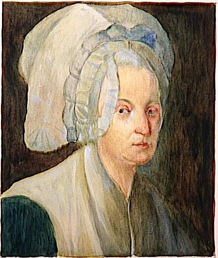 Portrait de Marie Anne Saint-Just, mère du conventionnel ; Madame Saint-Just, mère_0