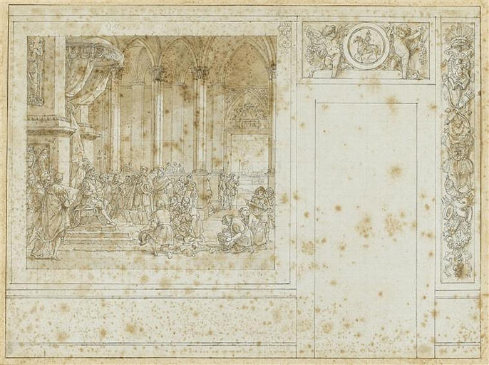 L'AUDIENCE DU ROI JEAN II DE PORTUGAL AU RETOUR DES CONQUISTADORS DU BRESIL_0