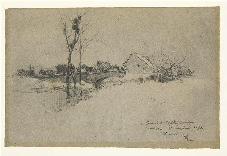 Convoi de ravitaillement, Sainte Eugène 1914_0