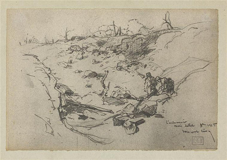 L'entonnoir ; BOIS-SABOT OCTOBRE 1915_0