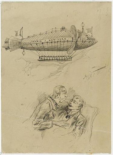 LE BALLON DIRIGEABLE DE TRANSPORT PARIS-NEW YORK_0
