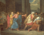 Jésus chassant les marchands du temple_1