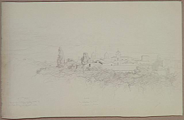 ROME, VUE PRISE DE LA VILLA MEDICIS_0