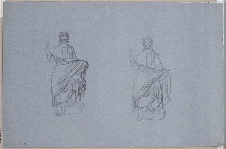 DEUX ETUDES DE CHRIST TRONANT_0
