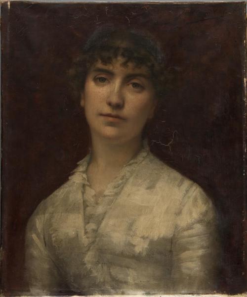 PORTRAIT DE MADAME GUSTAVE TOUDOUZE, Jules Charles Aviat, 1883