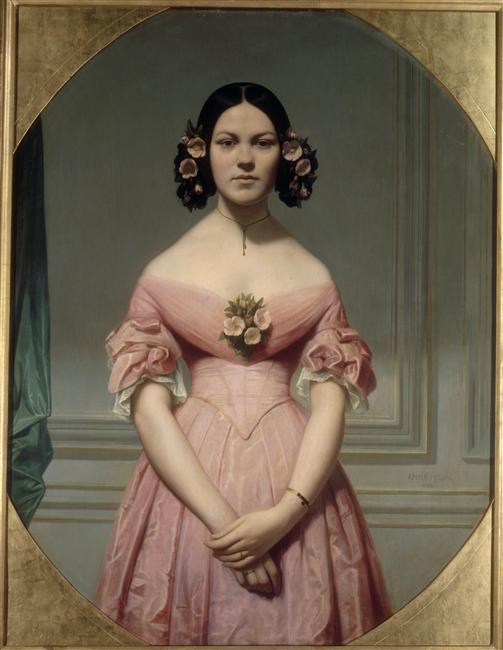 PORTRAIT DE MADEMOISELLE ISAURE CHASSERIAU, NIECE DE L'ARTISTE_0