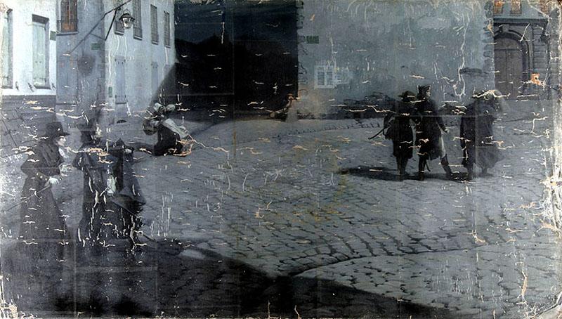 ATTENTAT CONTRE HOCHE, Hippolyte Dominique Berteaux, 1885