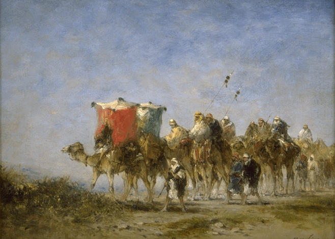CARAVANE DANS LE DESERT_0