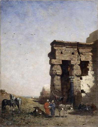 EN ORIENT, Narcisse Berchere, 1880 vers