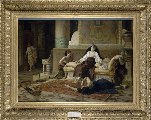 LA MORT DE CLEOPATRE, REINE D'EGYPTE_0
