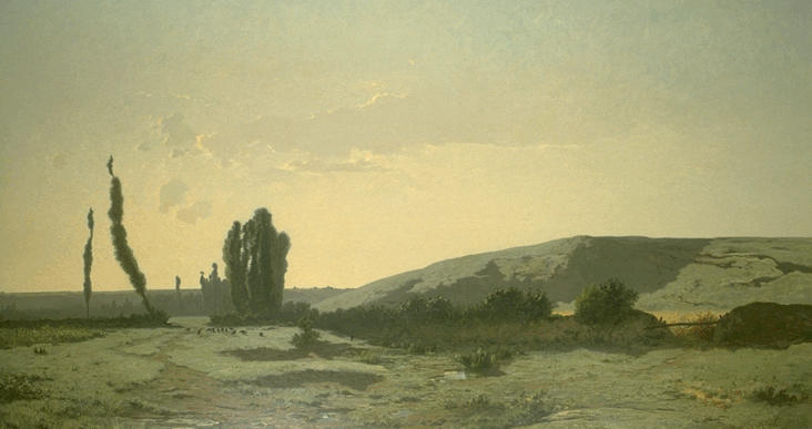 LE MATIN DANS LA LANDE, SOUVENIR DE MONTERFIL (ILLE-ET-VILAINE)_0