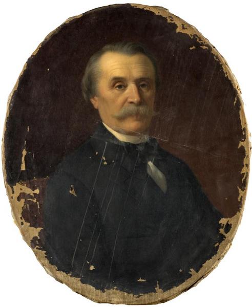 PORTRAIT DE JULES JAN, DIRECTEUR DU MUSEE DE RENNES DE 1876 A 1887_0