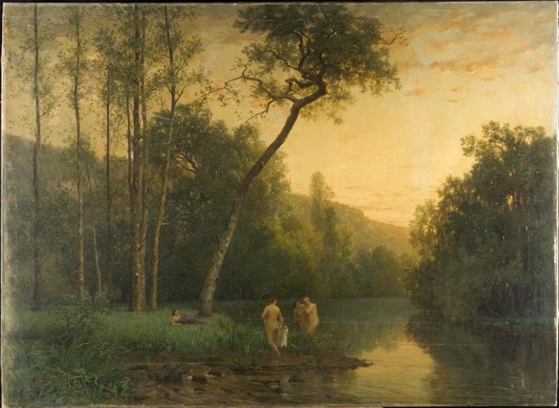 UN SOIR SUR LES BORDS DU LOIR, DANS LE VENDOMOIS_0