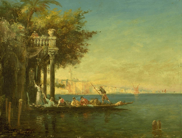 SCENE VENITIENNE, HOMMAGE A LA VIERGE_0