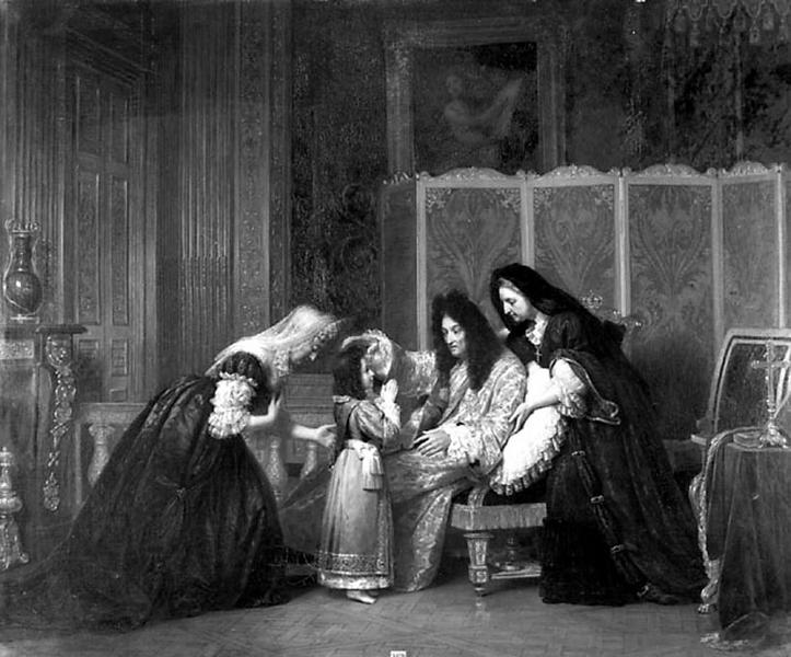 LOUIS XIV BENISSANT SON ARRIERE PETIT-FILS_0