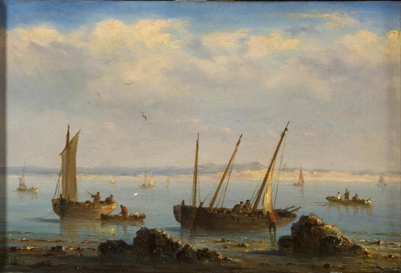 MARINE, EFFET DU SOIR, Henriette Gudin, 1850 avant