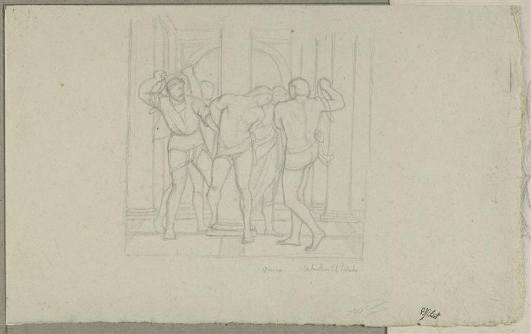 LA FLAGELLATION, FIGURE AU VERSO_0