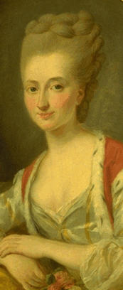 PORTRAIT DE LA COMTESSE DE ROSNYVINEN DE PIRE, NEE HELENE MARIE EON DU VIEUX-CHATEL_0