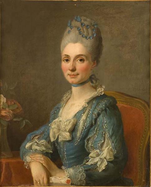 PORTRAIT DE LA COMTESSE HAY DE BONTEVILLE NEE OLYMPE MARIE DE ROSNYVINEN DE PIRE_0