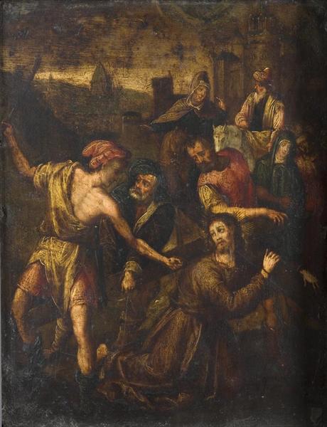 CHRIST TOMBANT SOUS LA CROIX_0