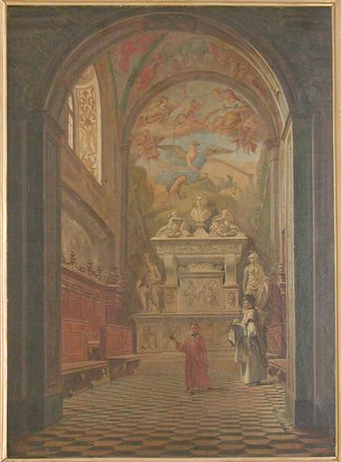 INTERIEUR D'EGLISE (TOMBEAU DE SANNAZAR A NAPLES)_0