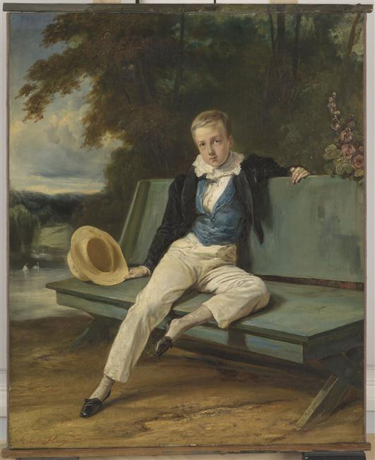 PORTRAIT DU DUC D'AUMALE A L'AGE DE NEUF ANS_0