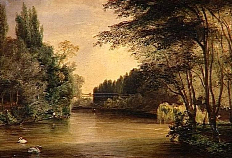 VUE DU PONT SUSPENDU DU PARC DE NEUILLY_0