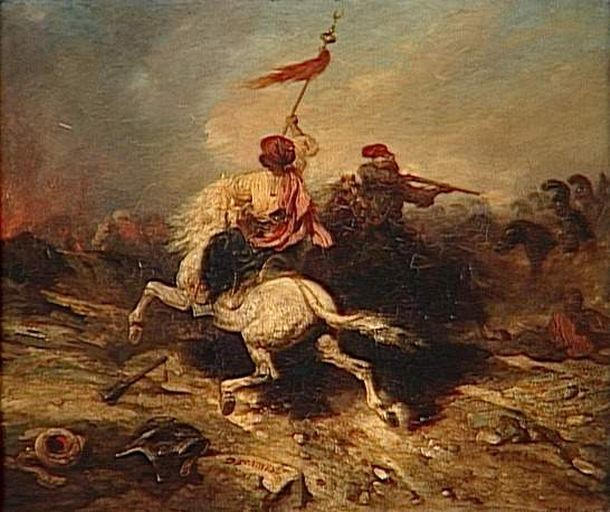 PORTE-ETENDARD TURC, Alexandre Gabriel Decamps, 1839 vers