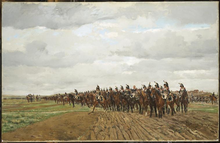 LES CUIRASSIERS DE 1805, AVANT LE COMBAT_0