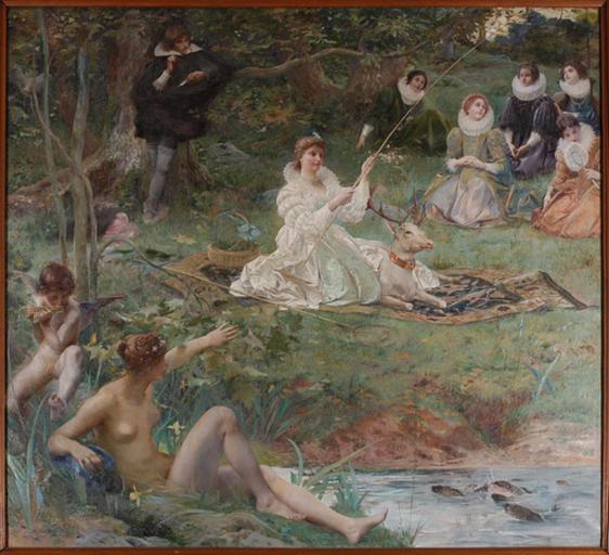 MARIE FELICE DES URSINS, DUCHESSE DE MONTMORENCY, ET LE POETE THEOPHILE A SYLVIE_0