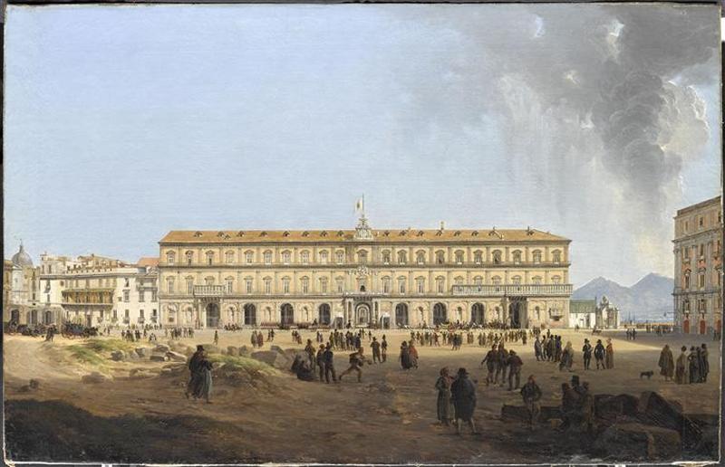 PALAIS ROYAL DE NAPLES, VU DE LARGO REALE_0