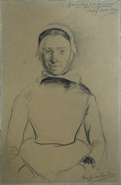 PORTRAIT DE FEMME, Charles Milcendeau, 1er quart 20e siècle