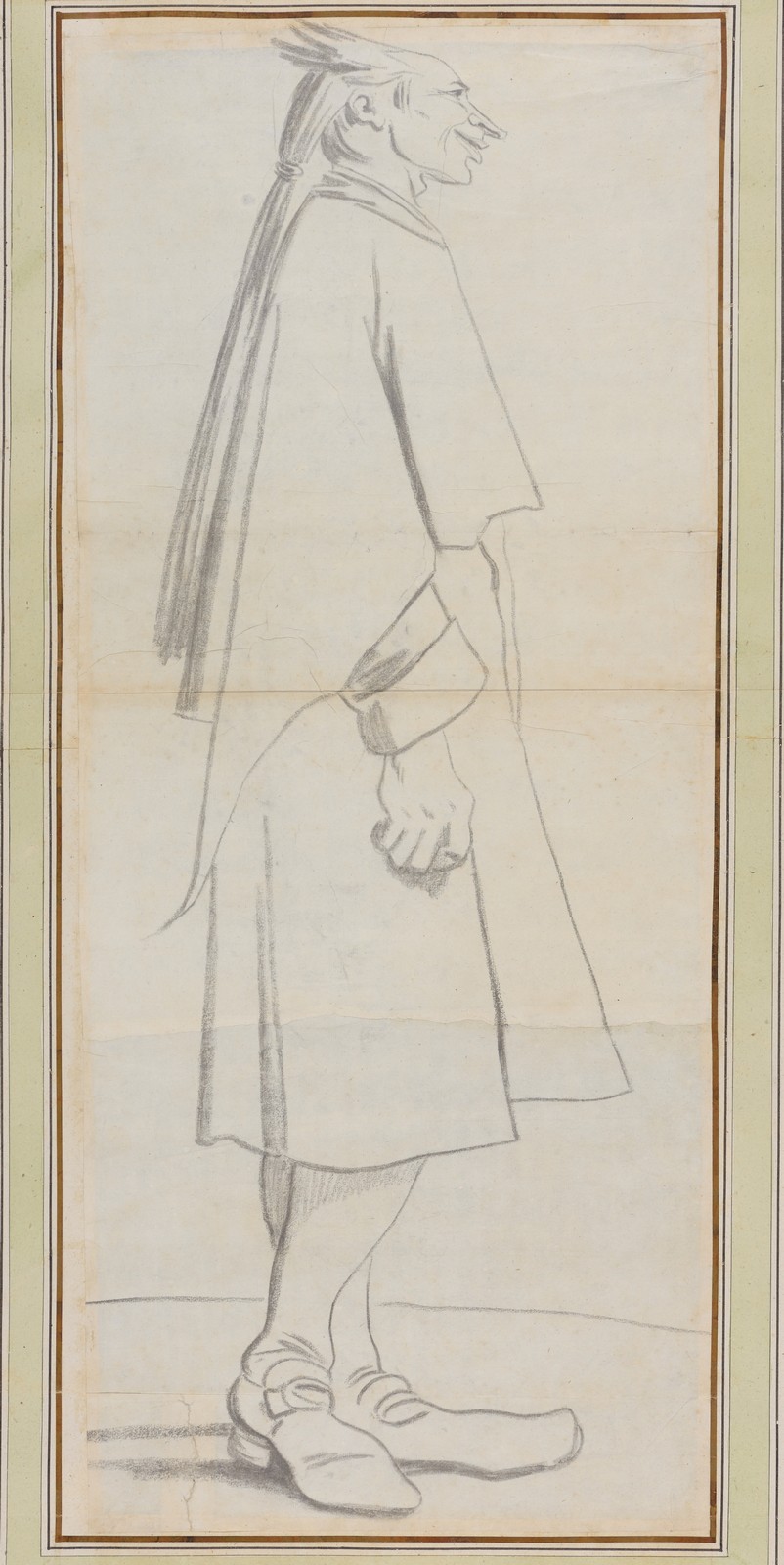 Caricature de Gentilhomme à la queue de cheval_0