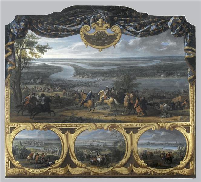 LES ACTIONS DU GRAND CONDE, PASSAGE DU RHIN 1672_0
