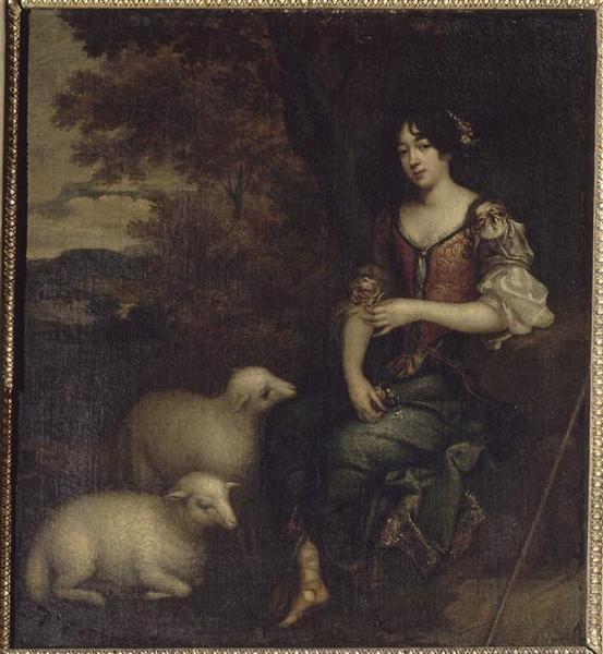 Autoportrait d'Elisabeth-Sophie Chéron ; Portrait de Madame Deshoulières (1634-1694) (ancien titre)_0