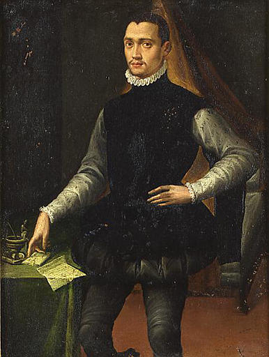 PORTRAIT D'UN JEUNE GENTILHOMME DE LA COUR DE MEDICIS_0