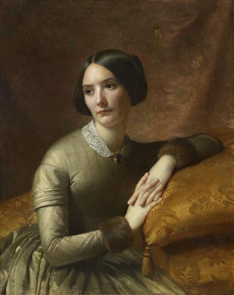 PORTRAIT DE JEUNE FEMME, Sophie Rude, 1867 avant