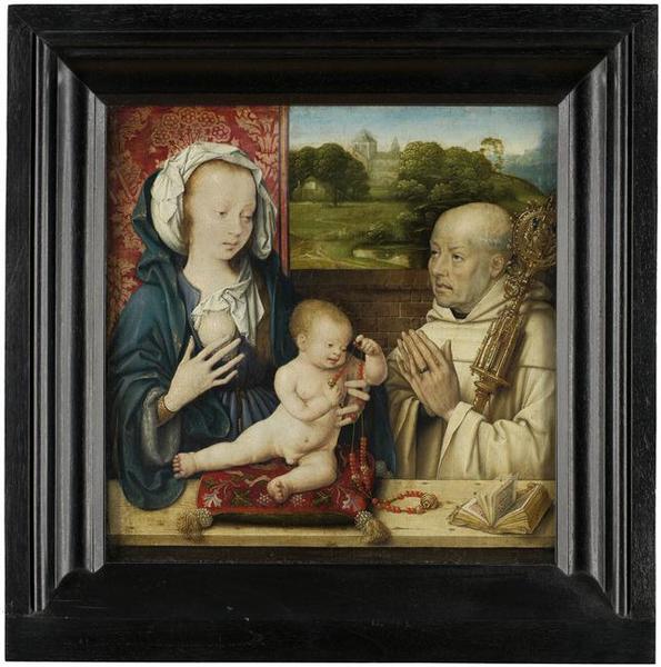LA VIERGE ET L'ENFANT AVEC SAINT BERNARD_8