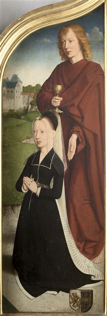 TRIPTYQUE DE LA FAMILLE SEDANO ; DIT AUSSI TRIPTYQUE DE MARIE ; LA VIERGE ET L'ENFANT ENTRE DEUX ANGES MUSICIENS_4