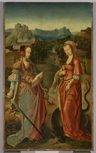Sainte Catherine et sainte Marguerite_0