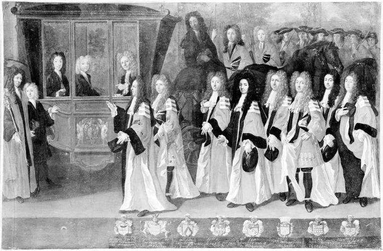 Les capitouls de 1701 avec l'entrée des ducs de bourgogne et de Berry_0