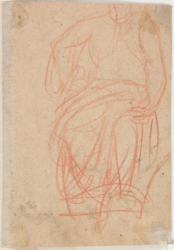 COPIE DE MISE EN CROIX AU RECTO ; ESQUISSE AU VERSO_1