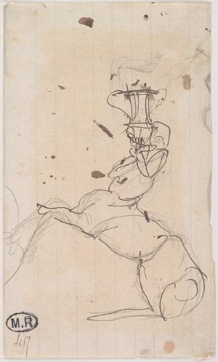 CENTAURE A LA LYRE AU RECTO ; HOMME AUX BRAS LEVES AU VERSO_0
