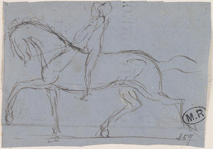 CAVALIER DE PROFIL A GAUCHE_0