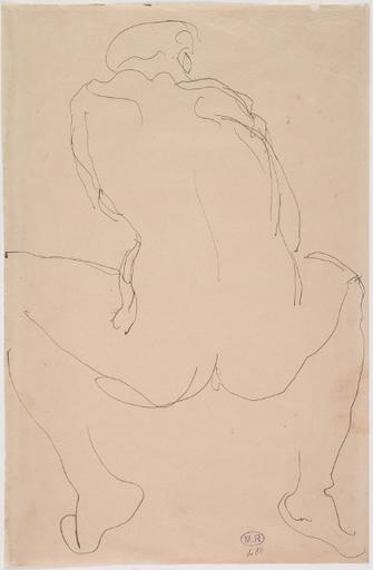 NU DE DOS, AUX JAMBES FLECHIES_0